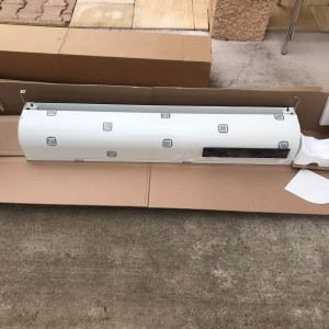 Pose de deux volets roulants solaires motorisés SOMFY SOLAR RS100 IO à Guéreins