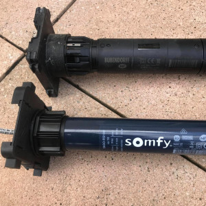 Conversion de volets roulants Bubendorff en motorisation SOMFY RS100 IO à Belleville-en-Beaujolais