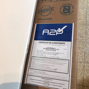 Renforcement de porte avec vitrage anti-effraction et serrure multipoints à Saint-Georges-de-Reneins