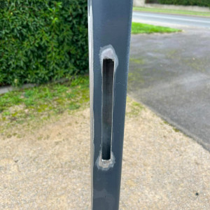 Modification et sécurisation manuelle du portail du relais de la petite enfance à Saint-Didier-sur-Chalaronne